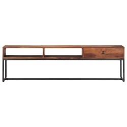vidaXL Mueble para TV 160x30x45 cm madera maciza de sheesham 