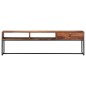 vidaXL Mueble para TV 160x30x45 cm madera maciza de sheesham 