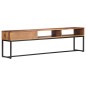 vidaXL Mueble para TV 160x30x45 cm madera maciza de sheesham 