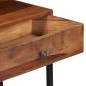 vidaXL Mueble para TV 160x30x45 cm madera maciza de sheesham 