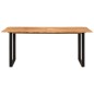 vidaXL Mesa de comedor de madera maciza de acacia 180x90x76 cm vidaXL Mesa de comedor de madera maciza de acacia 180x90x76 cm