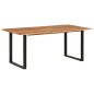 vidaXL Mesa de comedor de madera maciza de acacia 180x90x76 cm vidaXL Mesa de comedor de madera maciza de acacia 180x90x76 cm