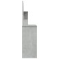 vidaXL Tocador con espejo color gris hormigón 86,5x35x136 cm vidaXL Tocador con espejo color gris hormigón 86,5x35x136 cm