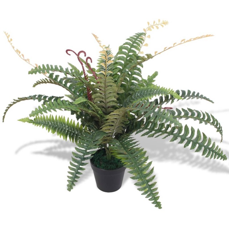 vidaXL Helecho artificial con macetero 60 cm verde vidaXL Helecho artificial con macetero 60 cm verde