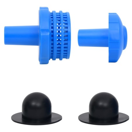 vidaXL Juego de coladores sobre el suelo 30 mm