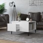 vidaXL Mesa de centro madera contrachapada blanco 55x55x36,5 cm vidaXL Mesa de centro madera contrachapada blanco 55x55x36,5 cm