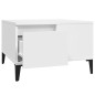vidaXL Mesa de centro madera contrachapada blanco 55x55x36,5 cm vidaXL Mesa de centro madera contrachapada blanco 55x55x36,5 cm