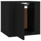 vidaXL Muebles para TV de pared 2 uds negro 40x34,5x40 cm vidaXL Muebles para TV de pared 2 uds negro 40x34,5x40 cm