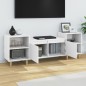 vidaXL Mueble para TV madera contrachapada blanco 160x35x55 cm vidaXL Mueble para TV madera contrachapada blanco 160x35x55 cm