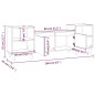 vidaXL Mueble para TV madera contrachapada blanco 160x35x55 cm vidaXL Mueble para TV madera contrachapada blanco 160x35x55 cm