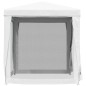 vidaXL Carpa para celebraciones con 4 paredes de malla blanco 2x2 m vidaXL Carpa para celebraciones con 4 paredes de malla blanco 2x2 m