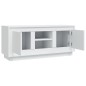 vidaXL Mueble para TV madera contrachapada negro 102x35x45 cm