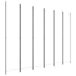 vidaXL Biombo divisor de 6 paneles de tela blanco 300x220 cm
