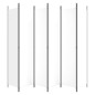 vidaXL Biombo divisor de 6 paneles de tela blanco 300x220 cm vidaXL Biombo divisor de 6 paneles de tela blanco 300x220 cm