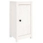 vidaXL Aparador de madera maciza de pino blanco 40x35x80 cm