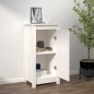 vidaXL Aparador de madera maciza de pino blanco 40x35x80 cm