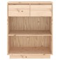 vidaXL Mesa consola de madera maciza de pino 60x34x75 cm vidaXL Mesa consola de madera maciza de pino 60x34x75 cm