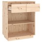 vidaXL Mesa consola de madera maciza de pino 60x34x75 cm vidaXL Mesa consola de madera maciza de pino 60x34x75 cm