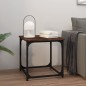 vidaXL Mesa auxiliar madera contrachapada roble ahumado 40x40x40 cm vidaXL Mesa auxiliar madera contrachapada roble ahumado 40x40x40 cm