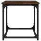 vidaXL Mesa auxiliar madera contrachapada roble ahumado 40x40x40 cm vidaXL Mesa auxiliar madera contrachapada roble ahumado 40x40x40 cm