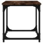 vidaXL Mesa auxiliar madera contrachapada roble ahumado 40x40x40 cm vidaXL Mesa auxiliar madera contrachapada roble ahumado 40x40x40 cm