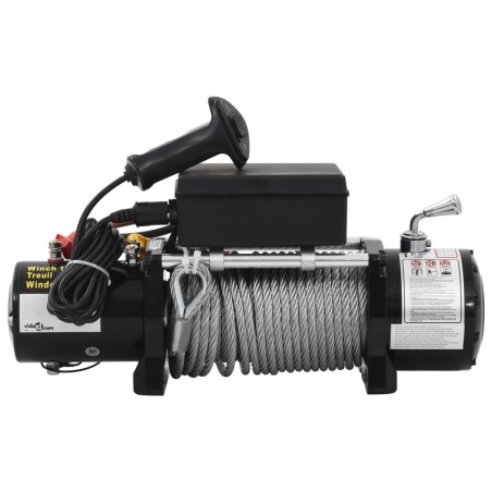 vidaXL Cabrestante eléctrico 12 V 5909 kg