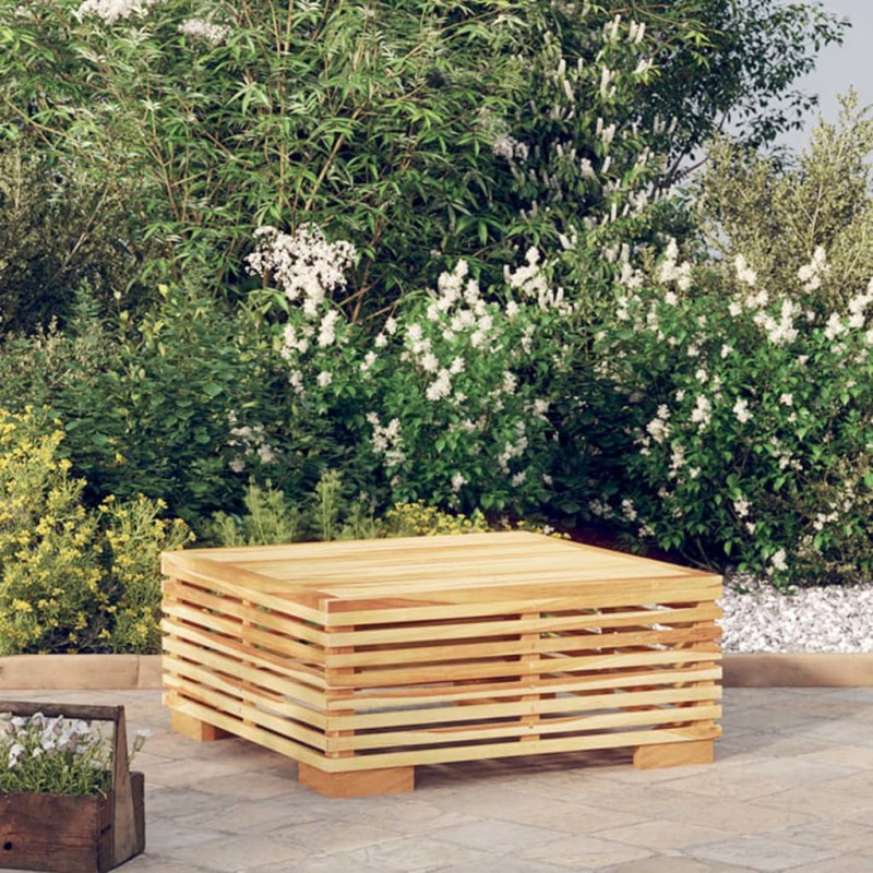 vidaXL Mesa de centro para jardín madera maciza teca 69,5x69,5x31 cm vidaXL Mesa de centro para jardín madera maciza teca 69,5x69,5x31 cm