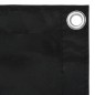 vidaXL Toldo para balcón de tela oxford negro 75x400 cm vidaXL Toldo para balcón de tela oxford negro 75x400 cm