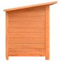 vidaXL Caseta para perros madera maciza pino y abeto 120x77x86 cm