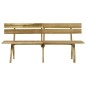 vidaXL Banco de jardín de madera de pino impregnada 220 cm vidaXL Banco de jardín de madera de pino impregnada 220 cm