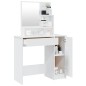 vidaXL Tocador con espejo blanco brillante 86,5x35x136 cm vidaXL Tocador con espejo blanco brillante 86,5x35x136 cm