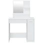 vidaXL Tocador con espejo blanco brillante 86,5x35x136 cm vidaXL Tocador con espejo blanco brillante 86,5x35x136 cm