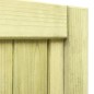 vidaXL Puerta de valla de madera de pino impregnada 100x100 cm vidaXL Puerta de valla de madera de pino impregnada 100x100 cm