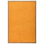 vidaXL Felpudo lavable naranja 60x90 cm vidaXL Felpudo lavable naranja 60x90 cm