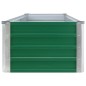 vidaXL Arriate de jardín de acero galvanizado verde 320x40x45 cm vidaXL Arriate de jardín de acero galvanizado verde 320x40x45 cm