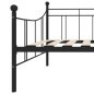 vidaXL Estructura de cama de metal negro 90x200 cm vidaXL Estructura de cama de metal negro 90x200 cm