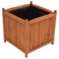 vidaXL Arriates 2 unidades madera de abeto 50x50x50 cm vidaXL Arriates 2 unidades madera de abeto 50x50x50 cm