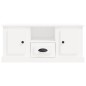 vidaXL Mueble para TV madera contrachapada blanco 100x35,5x45 cm