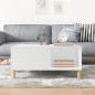 vidaXL Mesa de centro madera contrachapada blanco 80x80x36,5 cm vidaXL Mesa de centro madera contrachapada blanco 80x80x36,5 cm