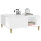 vidaXL Mesa de centro madera contrachapada blanco 80x80x36,5 cm vidaXL Mesa de centro madera contrachapada blanco 80x80x36,5 cm