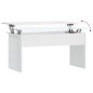 vidaXL Mesa de centro contrachapada blanco brillante 102x50,5x52,5 cm vidaXL Mesa de centro contrachapada blanco brillante 102x50,5x52,5 cm