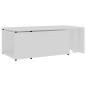 vidaXL Mesa de centro madera contrachapada blanco 150x50x35 cm vidaXL Mesa de centro madera contrachapada blanco 150x50x35 cm