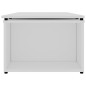 vidaXL Mesa de centro madera contrachapada blanco 150x50x35 cm vidaXL Mesa de centro madera contrachapada blanco 150x50x35 cm