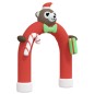vidaXL Puerta de arco inflable de Navidad con LED 380 cm vidaXL Puerta de arco inflable de Navidad con LED 380 cm