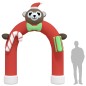 vidaXL Puerta de arco inflable de Navidad con LED 380 cm vidaXL Puerta de arco inflable de Navidad con LED 380 cm