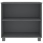 vidaXL Aparador HAMAR madera maciza pino gris oscuro 85x35x80 cm vidaXL Aparador HAMAR madera maciza pino gris oscuro 85x35x80 cm