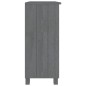 vidaXL Aparador HAMAR madera maciza pino gris oscuro 85x35x80 cm vidaXL Aparador HAMAR madera maciza pino gris oscuro 85x35x80 cm