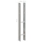 vidaXL Anclajes de valla 2 uds acero galvanizado plateado 8x6x60 cm vidaXL Anclajes de valla 2 uds acero galvanizado plateado 8x6x60 cm