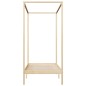 vidaXL Estructura de cama con dosel madera maciza de pino 100x200 cm vidaXL Estructura de cama con dosel madera maciza de pino 100x200 cm