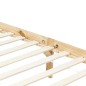 vidaXL Estructura de cama con dosel madera maciza de pino 100x200 cm vidaXL Estructura de cama con dosel madera maciza de pino 100x200 cm